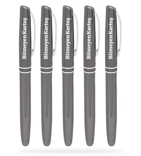 BK Gift Kişiye Özel 545 Füme Metal Tükenmez Kalem - 10 Adet