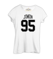 BTS - Jimin 95  Beyaz Bayan Tshirt