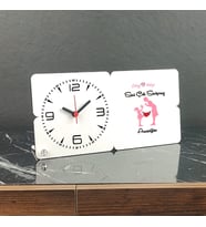Seni Çok Seviyoruz Anneciğim Ahşap Masa Saati 001