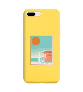 Sarı Lansman Telefon Kılıfı Iphone 8 Plus