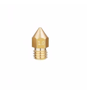  3D Yazıcı Extruder Nozzle 1.0 mm MK8 Creality Ender Uyumlu 1,75mm Filament 