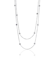 Söğütlü Silver Gümüş rodyumlu  zirkon taşlı  kolye
