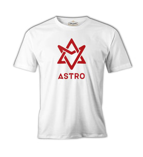 Astro - Logo Beyaz Erkek Tshirt