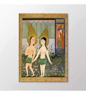 Arty Tablo Cennetten Kovulan Adem ve Havva Tablo (Karışık)