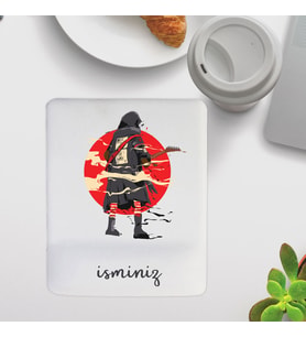 KİŞİYE ÖZEL TASARIM İSİM YAZILABİLİR KARE MOUSE PAD