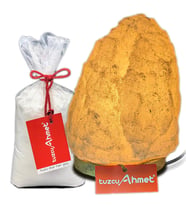 Tuzcu Ahmet Beyaz Tuzdan Yapılmış 5-6 kg Tuz Lamba Kaya Tuzu Hediyeli