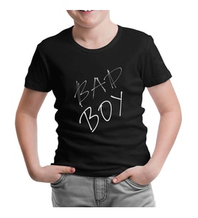 Bad Boy Siyah Çocuk Tshirt