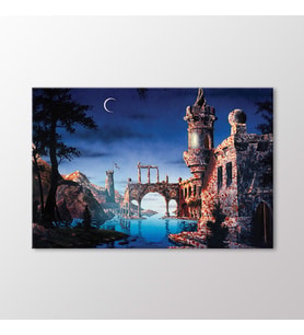 Arty Tablo Fantastik Şato Tablo (Karışık)