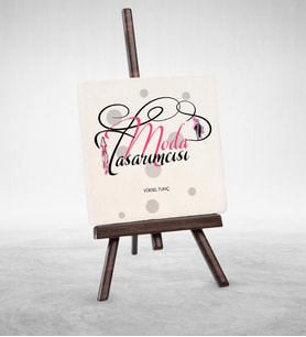 BK Gift Kişiye Özel Mesleki Moda Tasarımcısı Şovaleli Doğal Taş  4