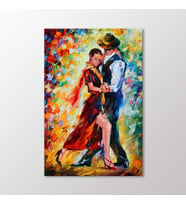 Arty Tablo Tango Yapan Çift Tablo (Karışık)