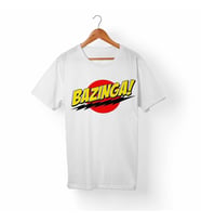 The Big Bang Bazinga Beyaz Tişört