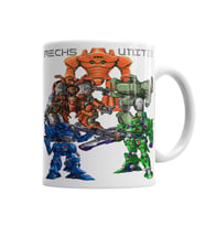 Mechs Unite Kupa Bardak Porselen