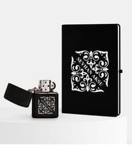 BK Gift Kişiye Özel İsimli Siyah Defter ve Benzinli Çakmak Seti - 10