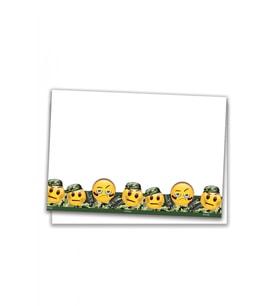 EMOJİ KAMUFLAJ MASA ÖRTÜSÜ 120X180(PLASTİK)