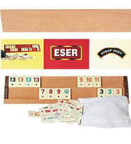 Eser Ağaç Okey Takımı Büyük Boy (Bej)