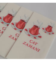 Özel Baskılı Peçete(Çay Zamanı) 25 adet