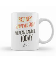 Britney  Survived  2007 Kupa Bardak Porselen