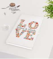 BK Gift Kişiye Özel Sevgililer Günü Beyaz Defter-114
