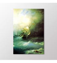 Arty Tablo Atlantik Okyanusunda Fırtına, 1864 Tablo (Karışık)