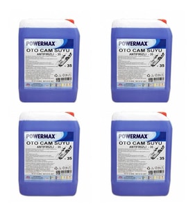 Powermax Kaliteli Antifirizli Oto Cam Suyu -35 Derece 4x5Litre1Koli