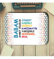 Babam Yazılı İsimli Mouse Pad (STD)