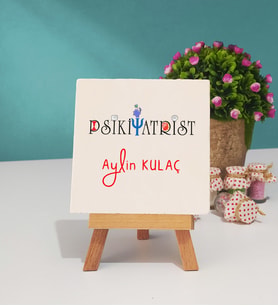 Psikiyatrist Dekoratif Taş Baskı