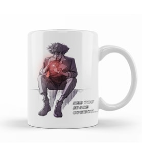 Spikespiegel Space Cowboy Kupa Bardak Porselen