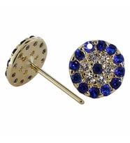 Küpe Sosyetegözü 0,87 Gram 14 Ayar Altın