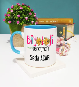 Biyoloji Öğretmeni Kupa Bardak Mavi