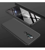 Oppo A9 2020 Kılıf Zore Ays Full Koruma Kılıf (Siyah)