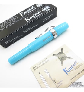 Kaweco 10001879 Frosted Sport Roller Kalem Mavi  İsme Özel Kalem