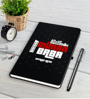 BK Gift Kişiye Özel Mimar Baba Siyah Defter Kalem Seti