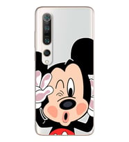 Mickey Tasarımlı Süper Şeffaf Silikon Telefon Kılıfı Xiomai Mi10-pro