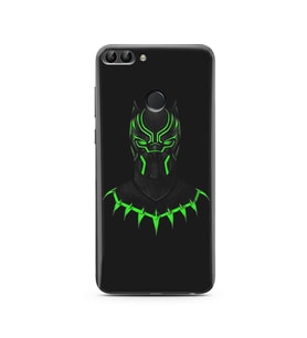 Black Panter Tasarım Süper Şeffaf Silikon Telefon Kılıfı Huawei PSmart (2018)