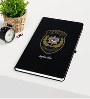 BK Gift Kişiye Özel Polis Özel Harekat Temalı Siyah Defter