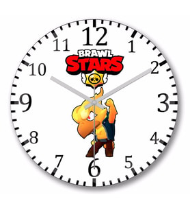 Fenix  Crow  Brawl Stars Duvar Saati Bombeli Gercek Cam