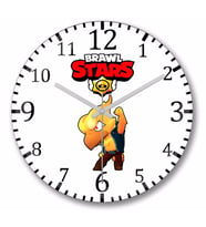 Fenix  Crow  Brawl Stars Duvar Saati Bombeli Gercek Cam