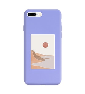 Lila Lansman Telefon Kılıfı Iphone 7 Plus