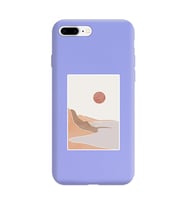 Lila Lansman Telefon Kılıfı Iphone 7 Plus