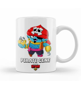Brawl Stars Pırate Gene Kupa Bardak Porselen