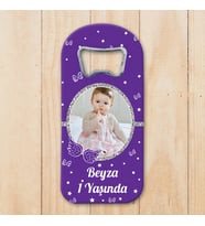 Mor Kanat Temalı Uzun (dik ) Açacak Magnet