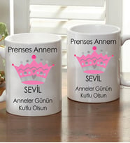 Kişiye Özel Prenses Annem Kupa Bardak
