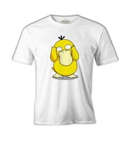 Pokemon - Psyduck Beyaz Erkek Tshirt