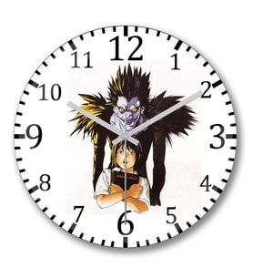 Death Note2 Duvar Saati Bombeli Gercek Cam