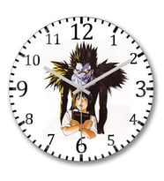 Death Note2 Duvar Saati Bombeli Gercek Cam