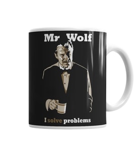 Mr Wolf I Solve Problems Kupa Bardak Porselen