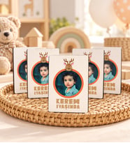 Kişiye Özel Hoşgeldin Bebek Ahşap Magnet Doğum Günü