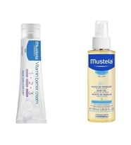 Mustela Baby Oil Masaj Yağı 100 ml ve Pişik Kremi 100 ml