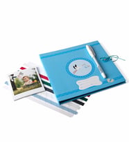 Erkek Bebek Anı Kitabı Jel Kalem + 20 Pola Kart Hediye