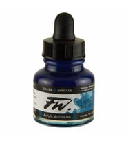DR FW Acrylic Artist Ink 29.5ml Cam Şişe Marine Blue 151